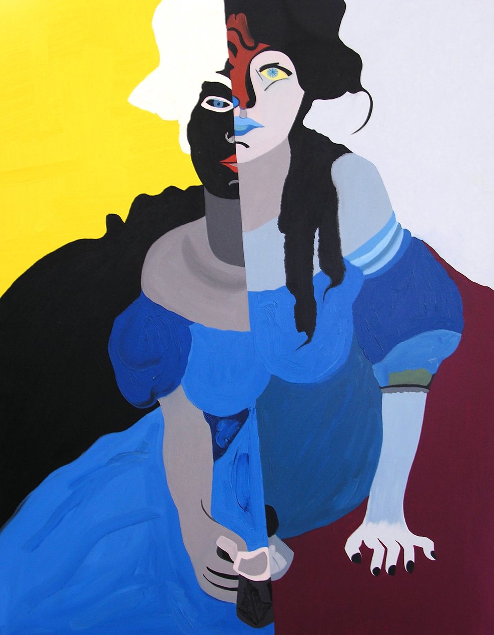 Miss N. 3, 2000 (olaj, vászon) alkotó: Benoit Erwann Boucherot