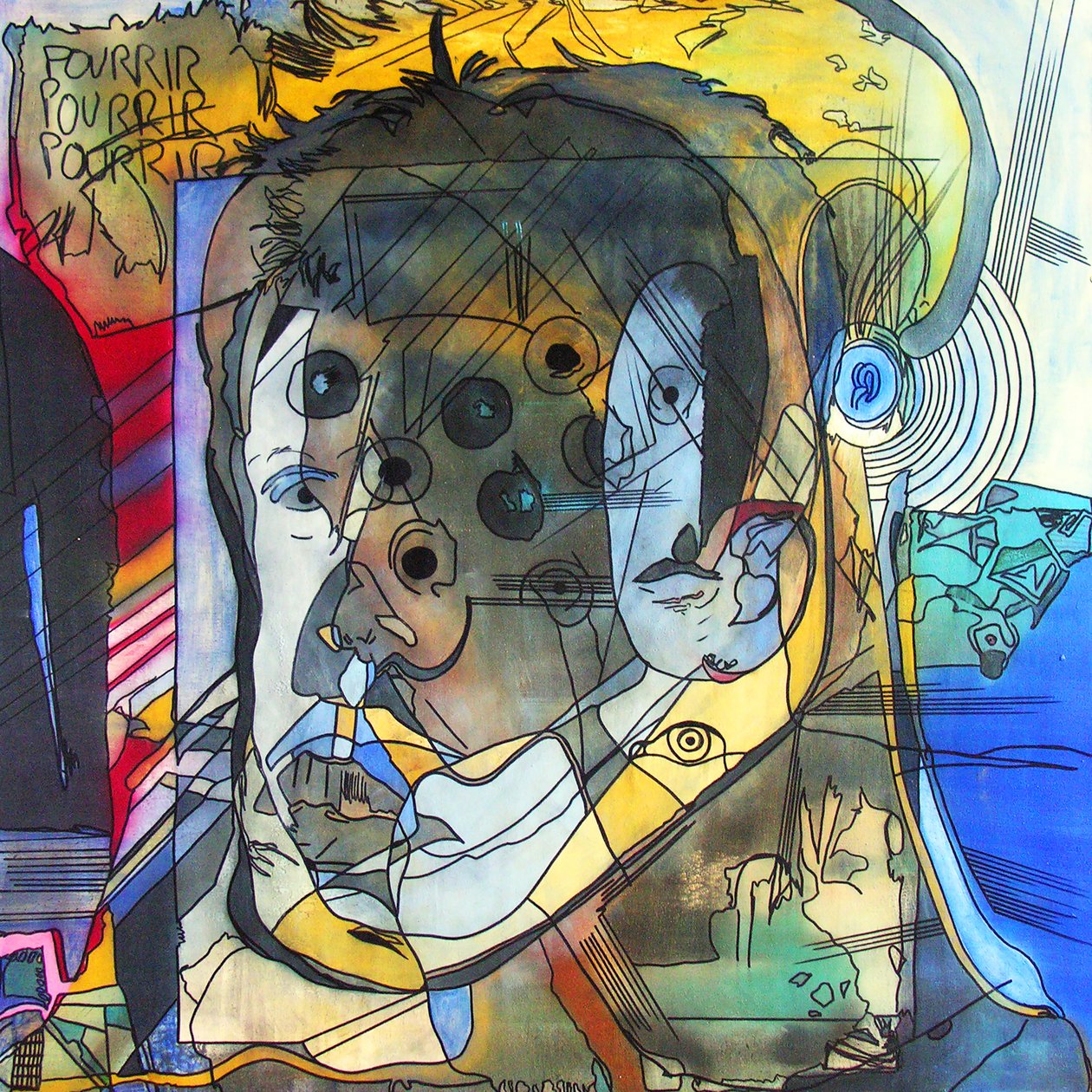 Pourrir, 2007 (olaj, vászon) alkotó: Benoit Erwann Boucherot