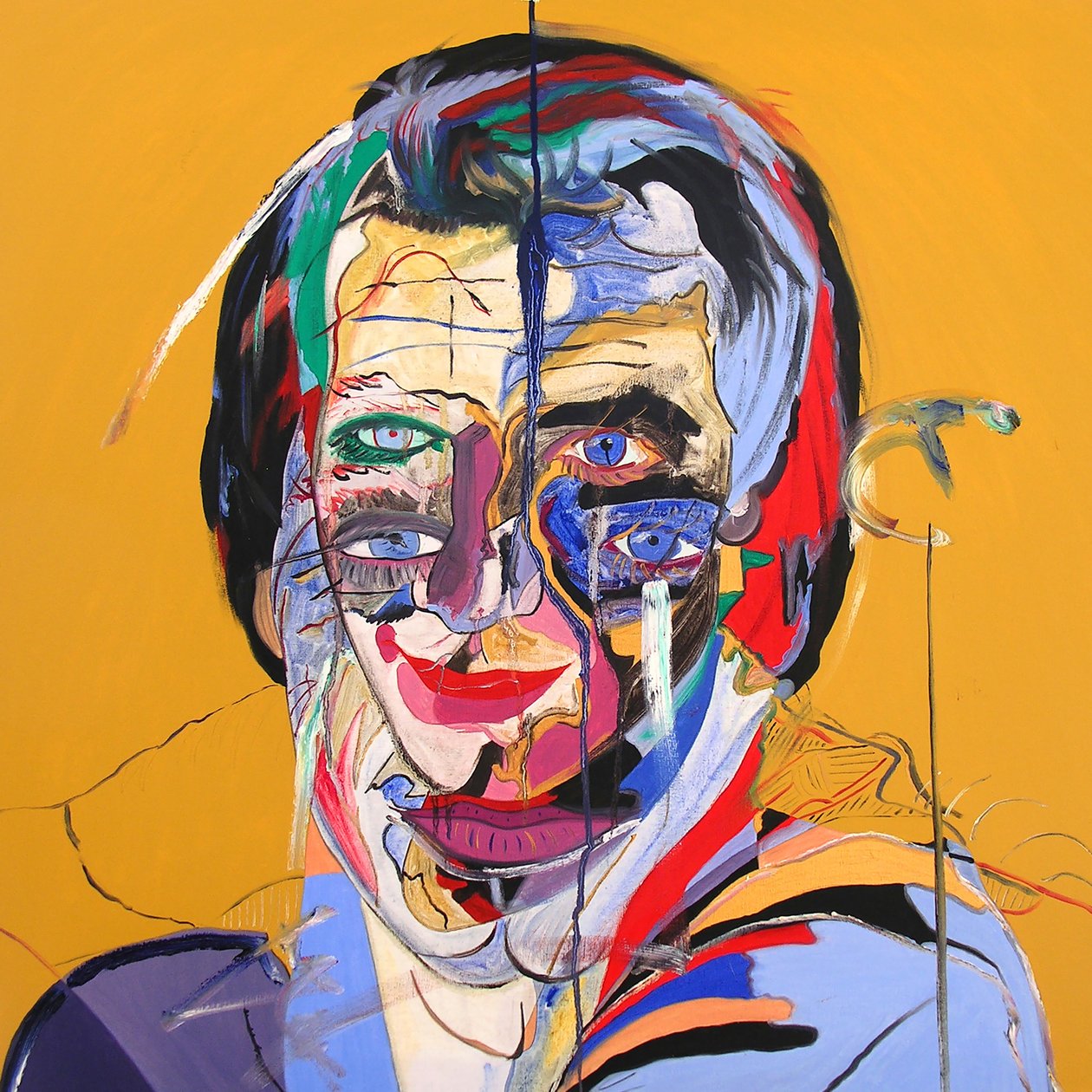 Sébastien bleu, 2000 (olaj, vászon) alkotó: Benoit Erwann Boucherot
