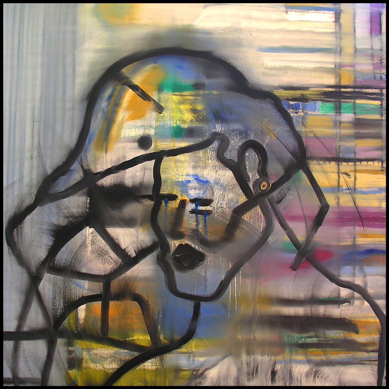 Surautoportré 1, 2003 (olaj, vászon) alkotó: Benoit Erwann Boucherot