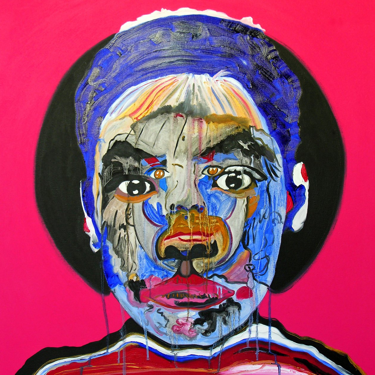 Surportrait : Andy Warhol  Romaric, 2005 (olaj, vászon) alkotó: Benoit Erwann Boucherot