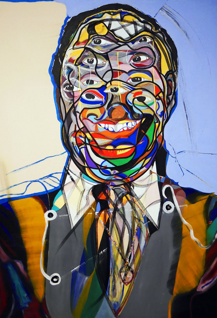 Surportrait : James Baldwin 2, 2021 (olaj, vászon) alkotó: Benoit Erwann Boucherot