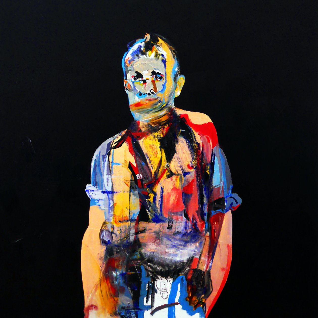 Surportrait : Jean Genet, 2017 (olaj, vászon) alkotó: Benoit Erwann Boucherot