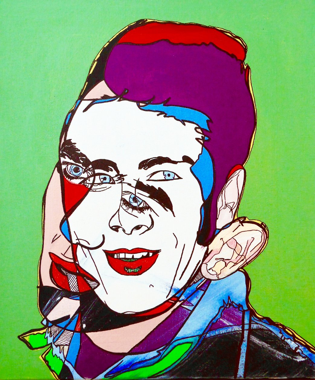 Surportrait : Jimmy Dean, 2005 (olaj, vászon) alkotó: Benoit Erwann Boucherot