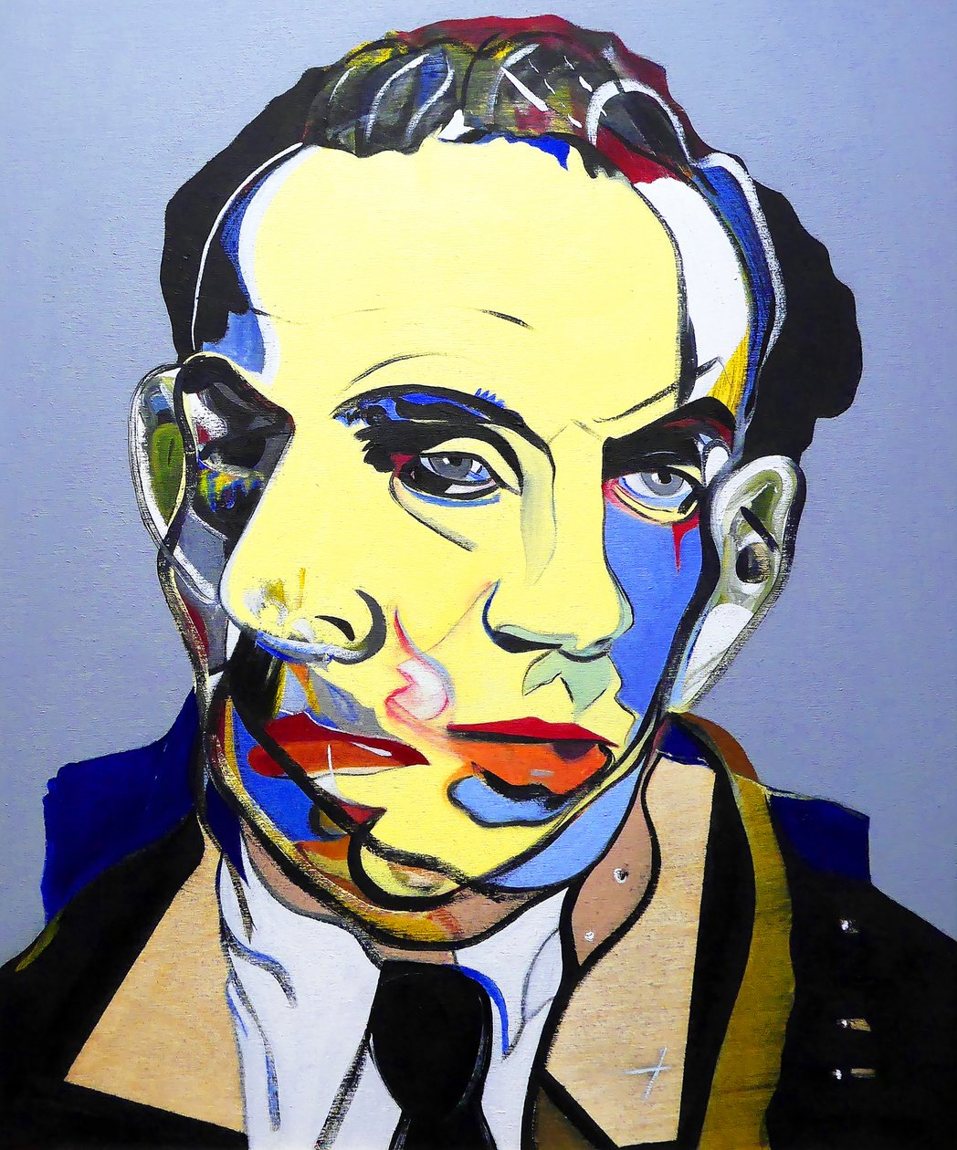 Surportrait : Louis-Ferdinand Céline, 2023 (olaj, fapanel) alkotó: Benoit Erwann Boucherot
