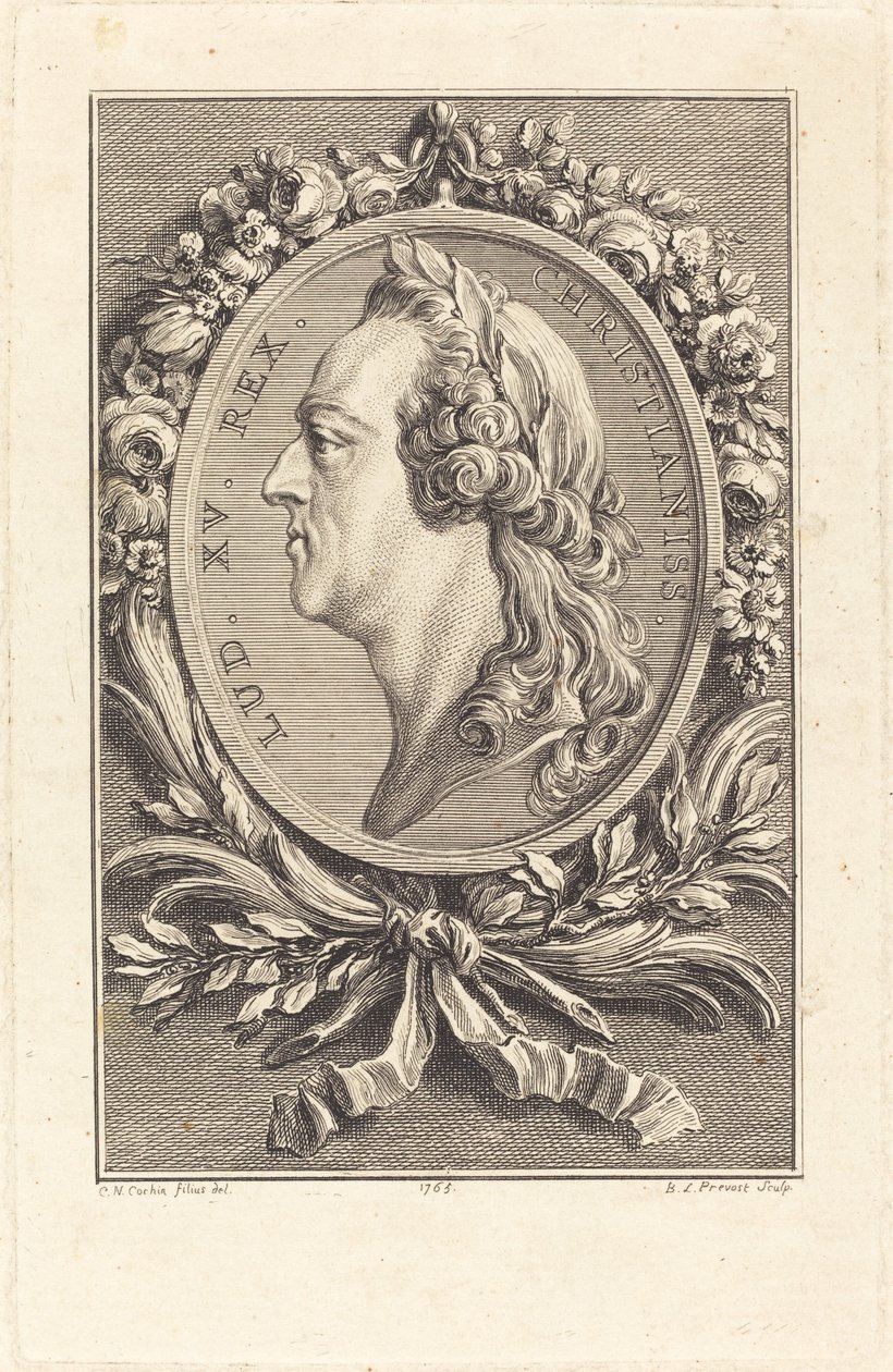 XV. Lajos, 1765. alkotó: Benoit Louis Prevost