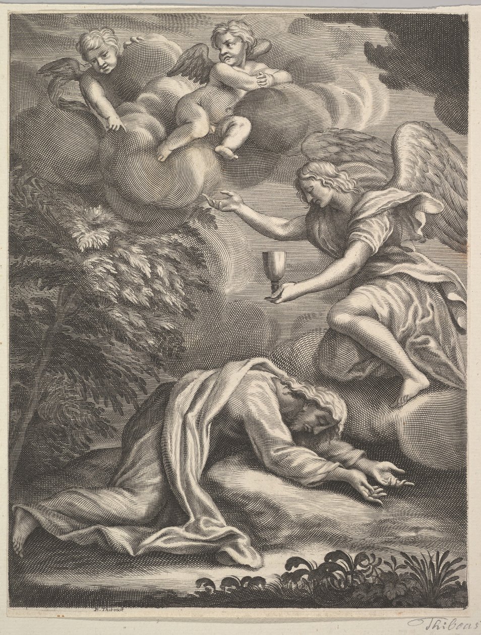 Agónia a kertben, 1680-1719. alkotó: Benoit Thiboust