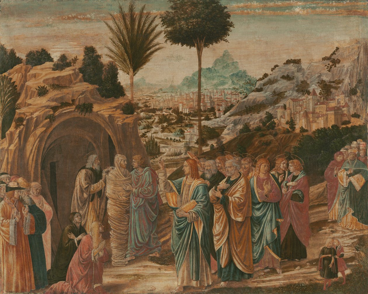 Lázár felemelése alkotó: Benozzo di Lese di Sandro Gozzoli
