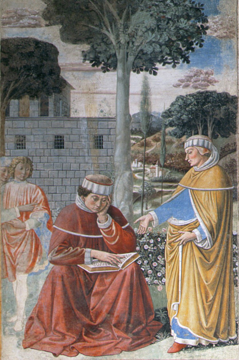 Epizódok Szent Ágoston életéből, 1463–1465 freskórészlet 192552 alkotó: Benozzo di Lese di Sandro Gozzoli