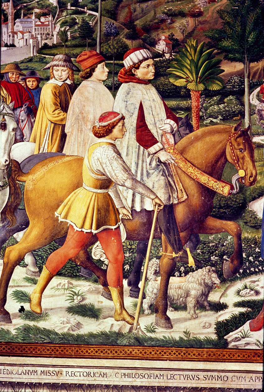 Szent Ágoston élete (részlet) alkotó: Benozzo di Lese di Sandro Gozzoli