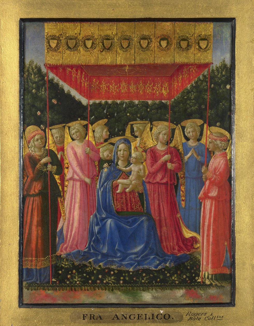 A Szűz és a Gyermek angyalokkal, c. 1450 alkotó: Benozzo Gozzoli