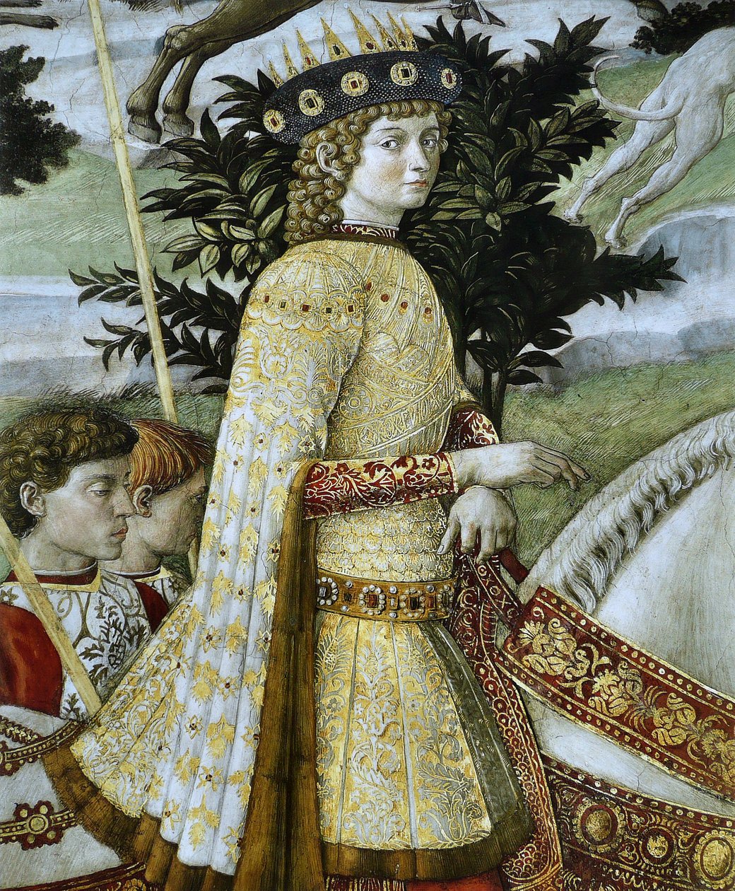 A legfiatalabb király felvonulása alkotó: Benozzo Gozzoli