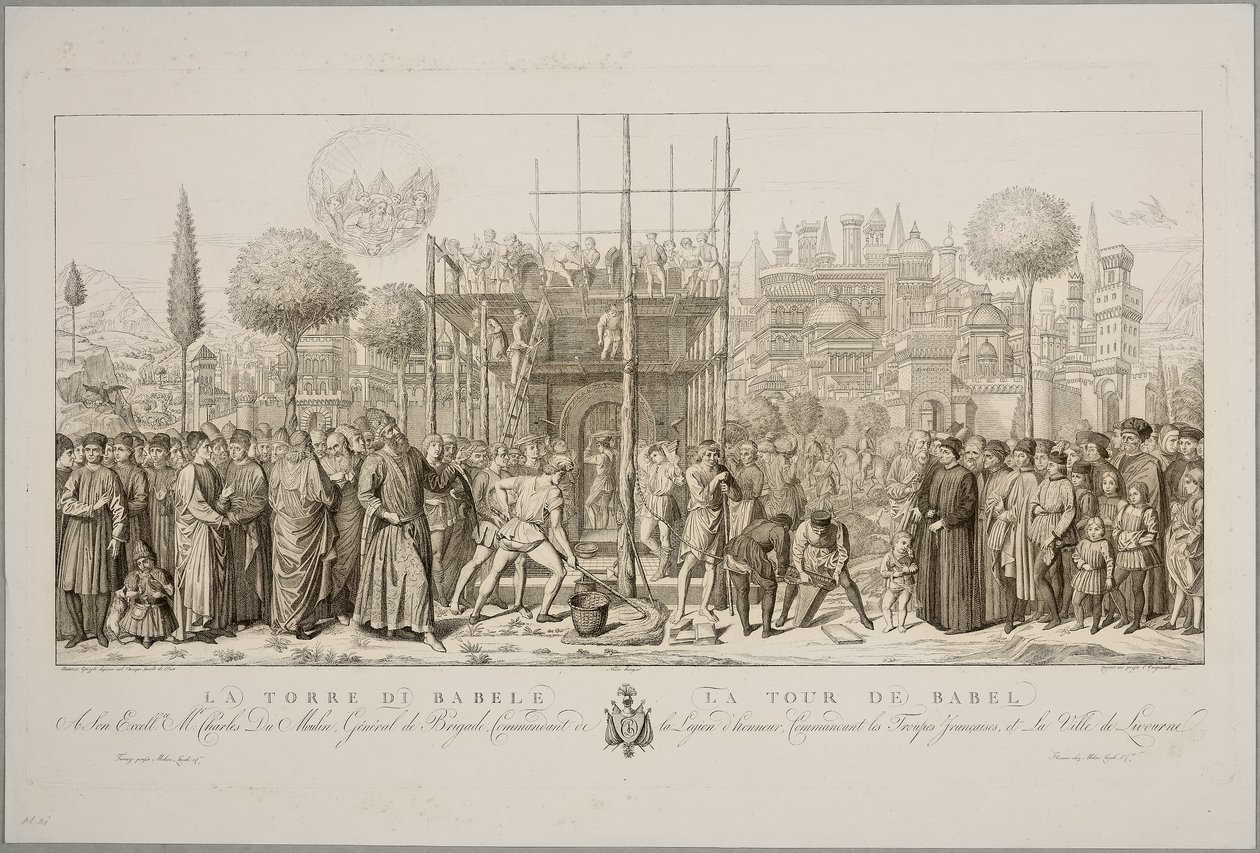 Bábel tornya alkotó: Benozzo di Lese di Sandro (and followers) Gozzoli