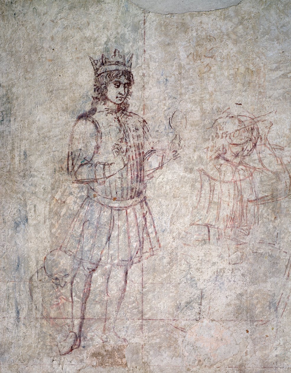 A mágusok imádása, a szinópia részlete alkotó: Benozzo di Lese di Sandro Gozzoli