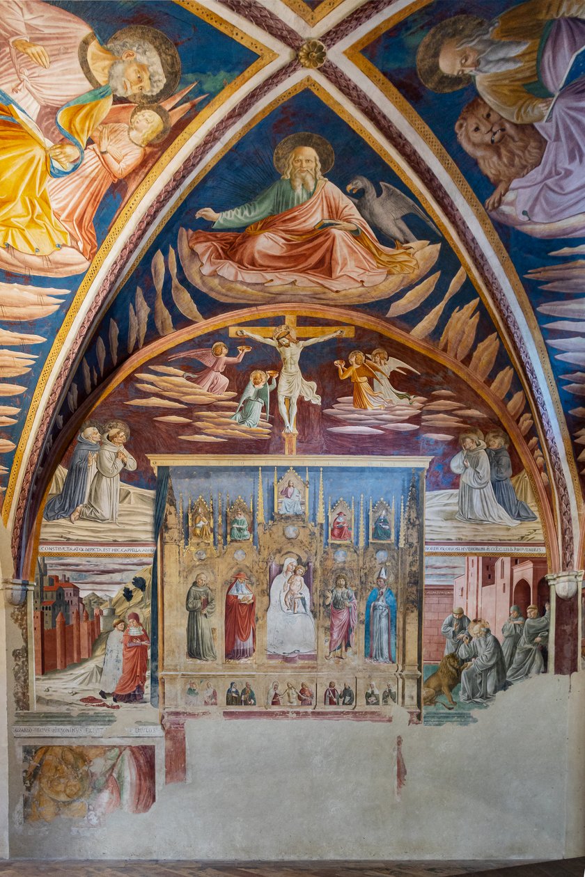 Szent Jeromos kápolna alkotó: Benozzo di Lese di Sandro Gozzoli