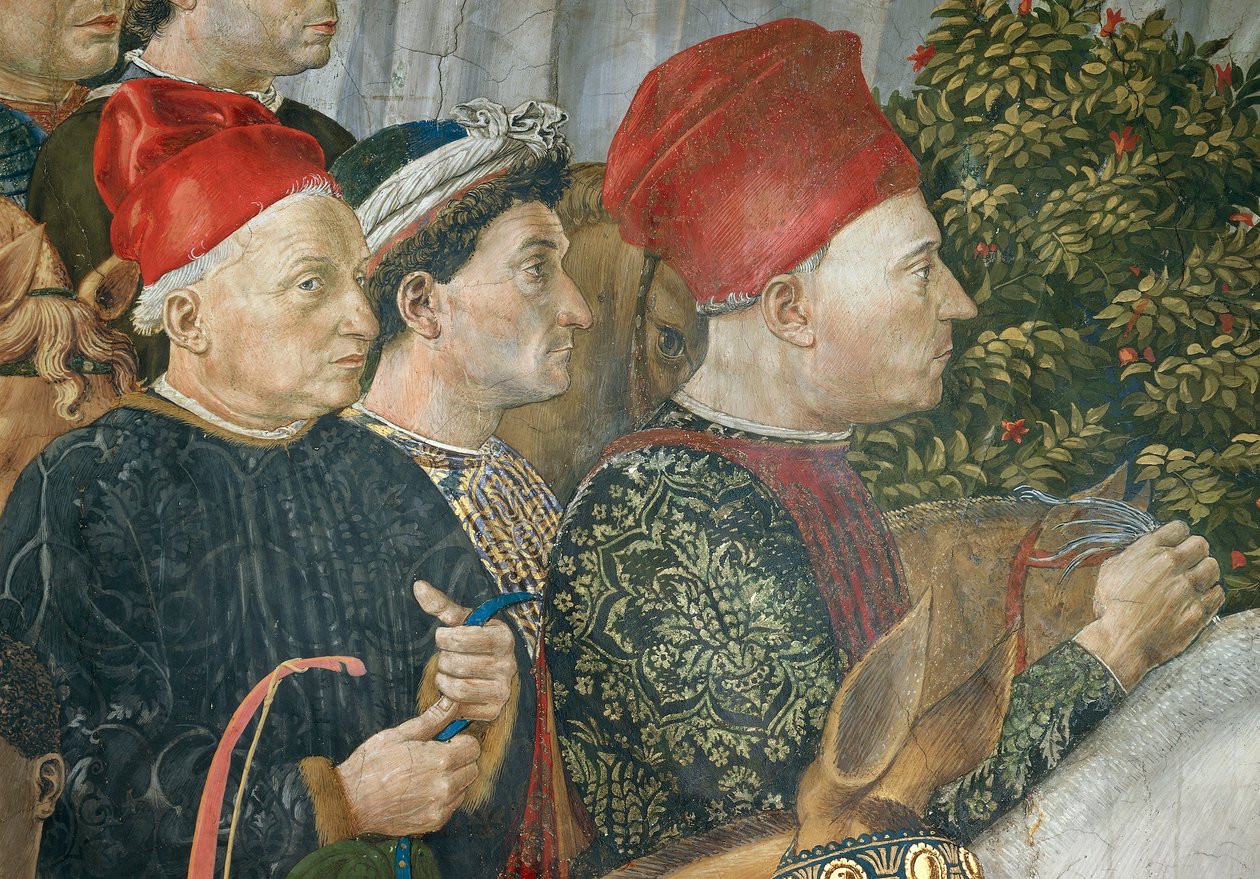 A mágus királyok körmenete Betlehembe alkotó: Benozzo di Lese di Sandro Gozzoli