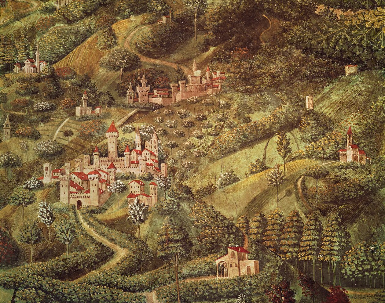 A mágus király utazása Betlehembe alkotó: Benozzo di Lese di Sandro Gozzoli