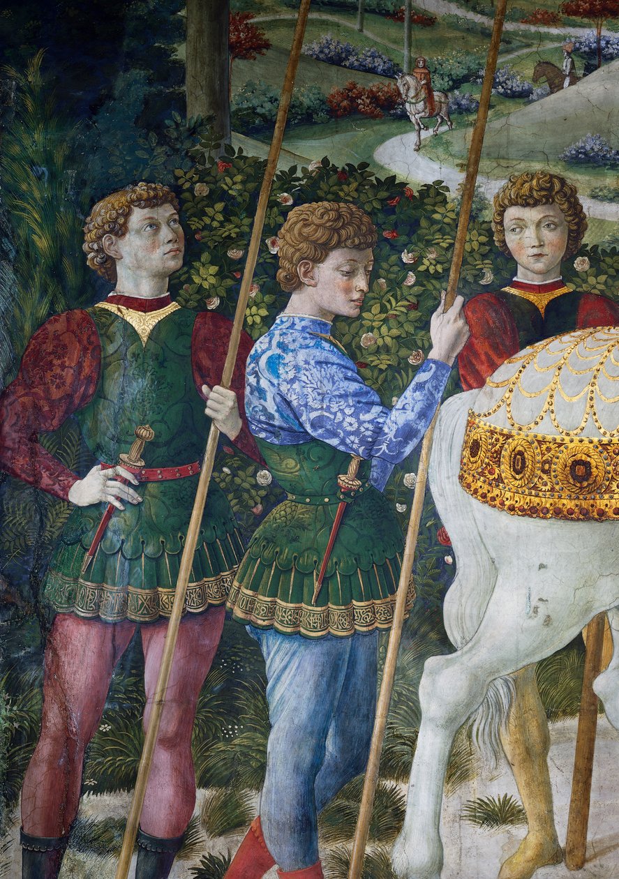 A mágusok menete, részlet alkotó: Benozzo di Lese di Sandro Gozzoli