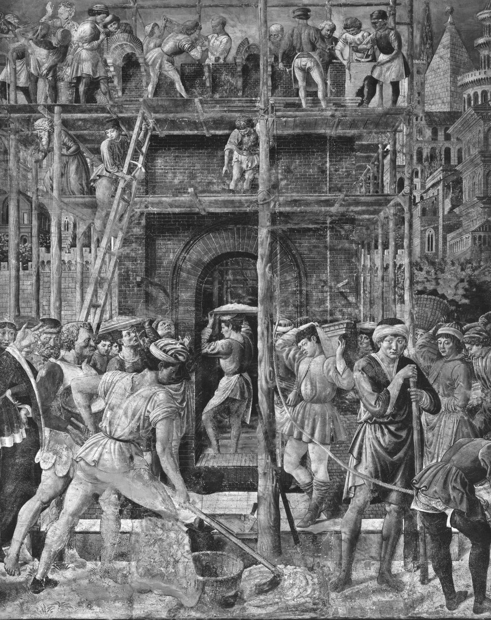 Bábel tornya alkotó: Benozzo di Lese di Sandro Gozzoli