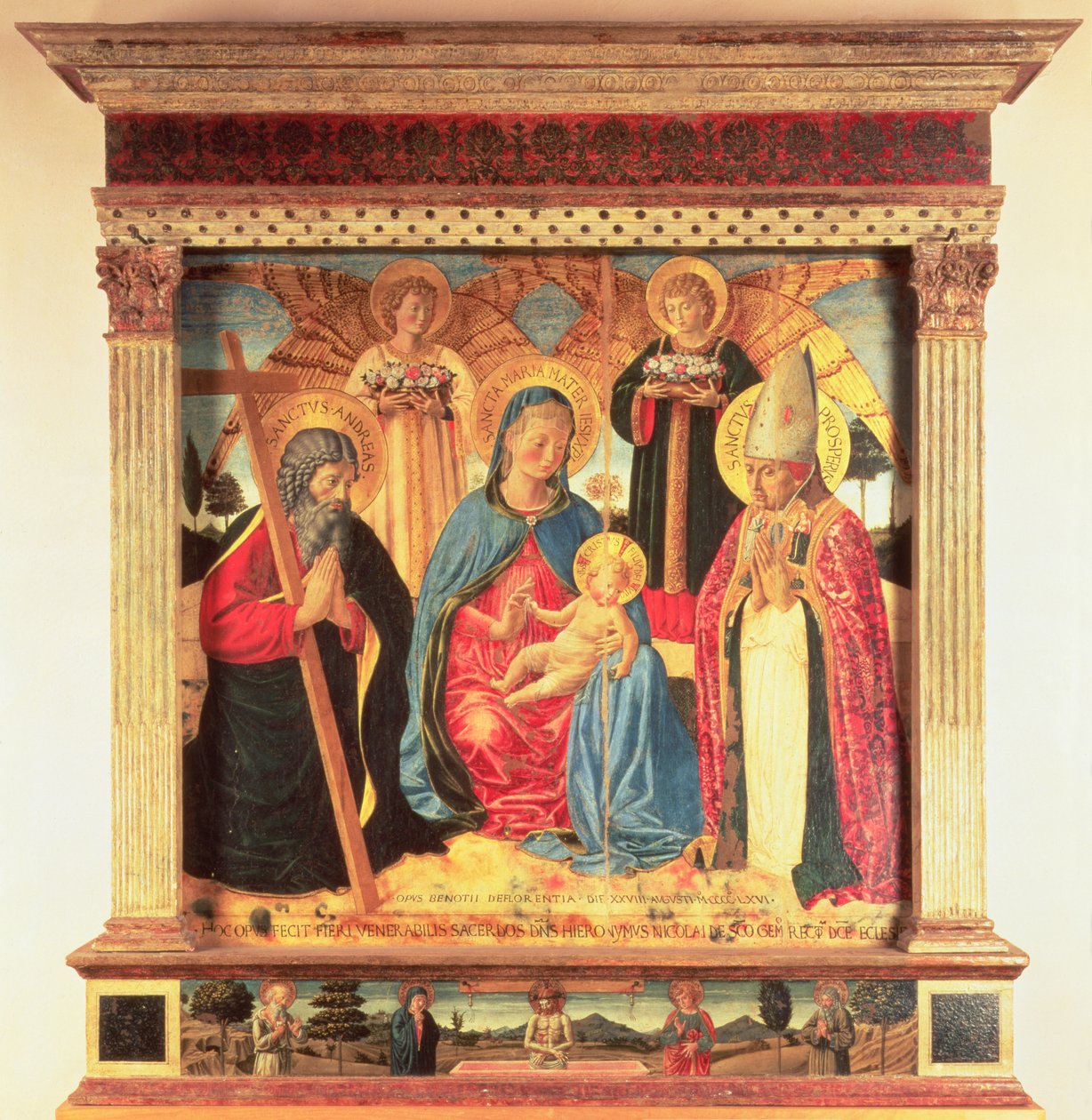 A Szűz és a Gyermek alkotó: Benozzo di Lese di Sandro Gozzoli