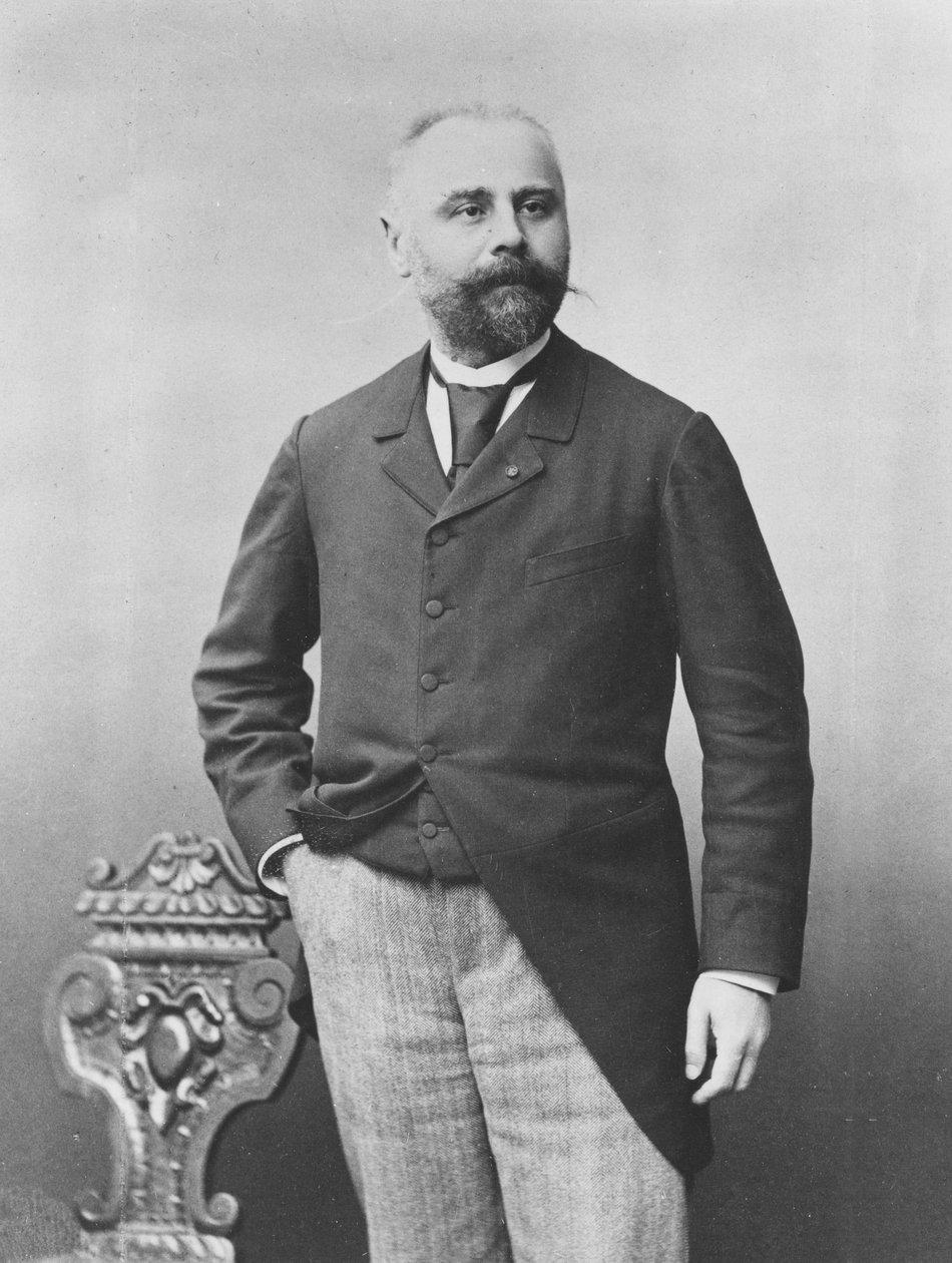 Albert Grodet portréja, 1893 alkotó: Benque Studio