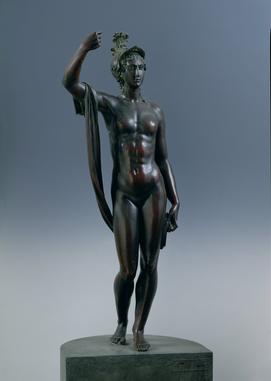 Minerva, 1545 (bronz) alkotó: Benvenuto Cellini
