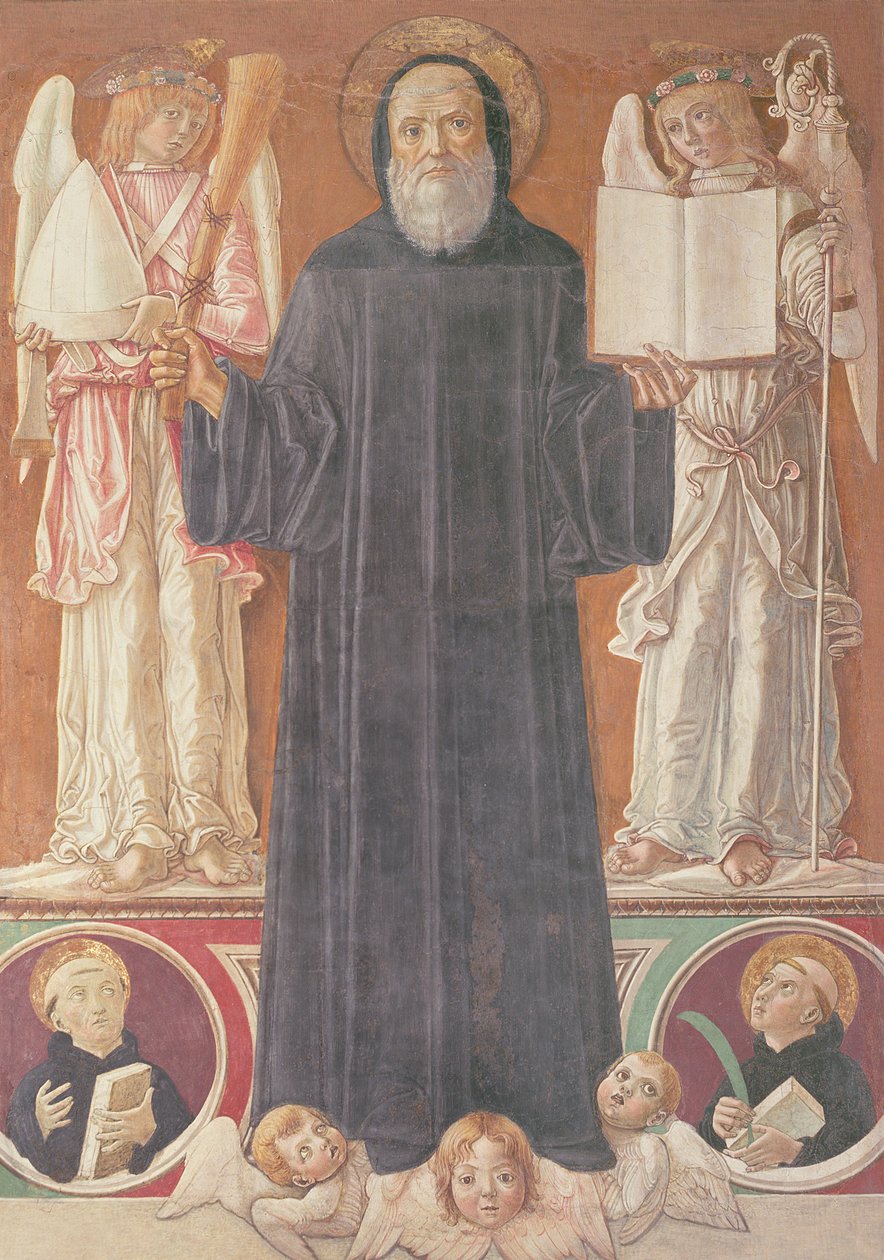 Szent Benedek dicsőségben alkotó: Benvenuto di Giovanni