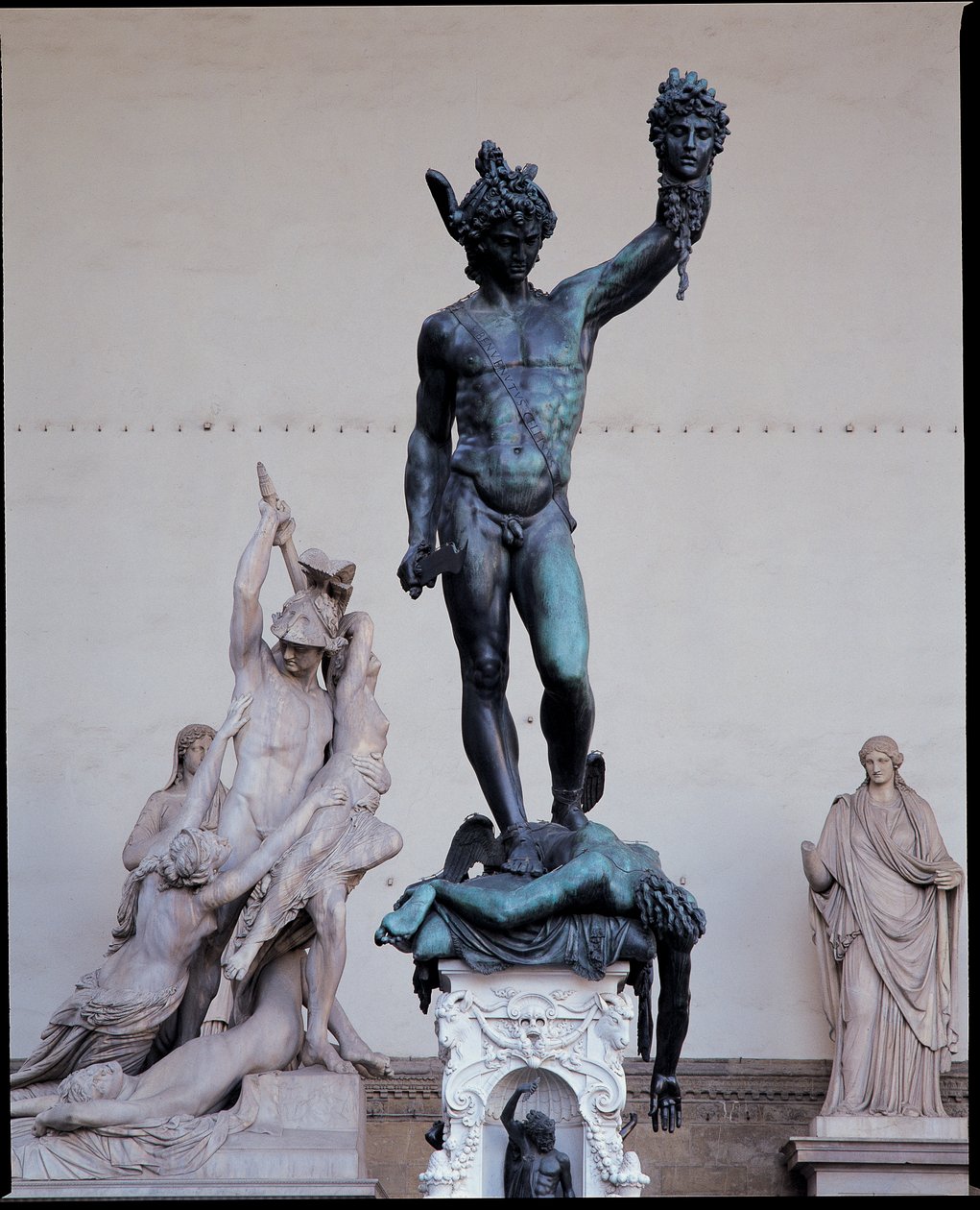 Perszeusz a Medúza fejével, 1545-54 (bronz) alkotó: Benvenuto Cellini