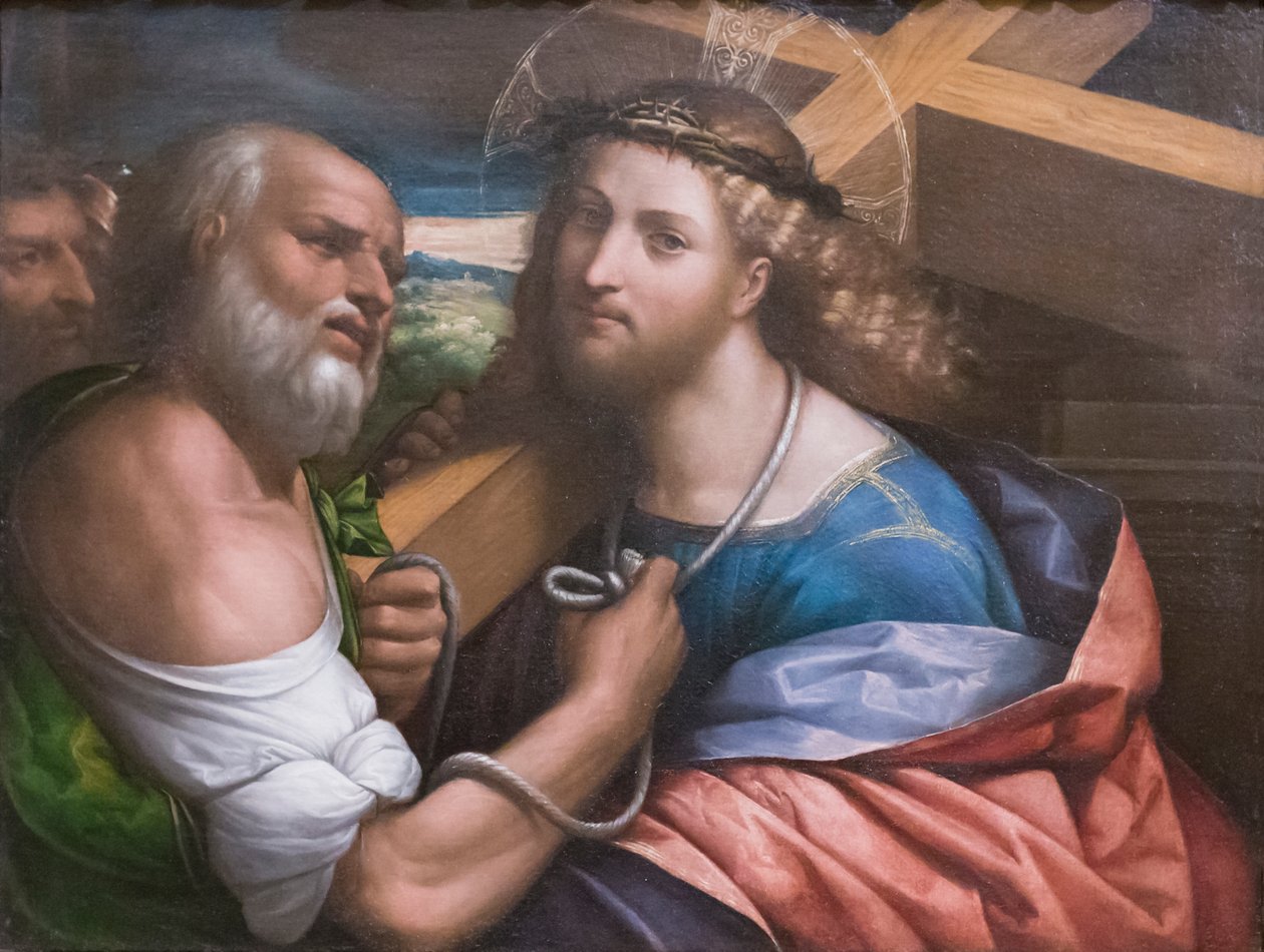A keresztet hordozó Krisztus alkotó: Benvenuto Tisi da Garofalo