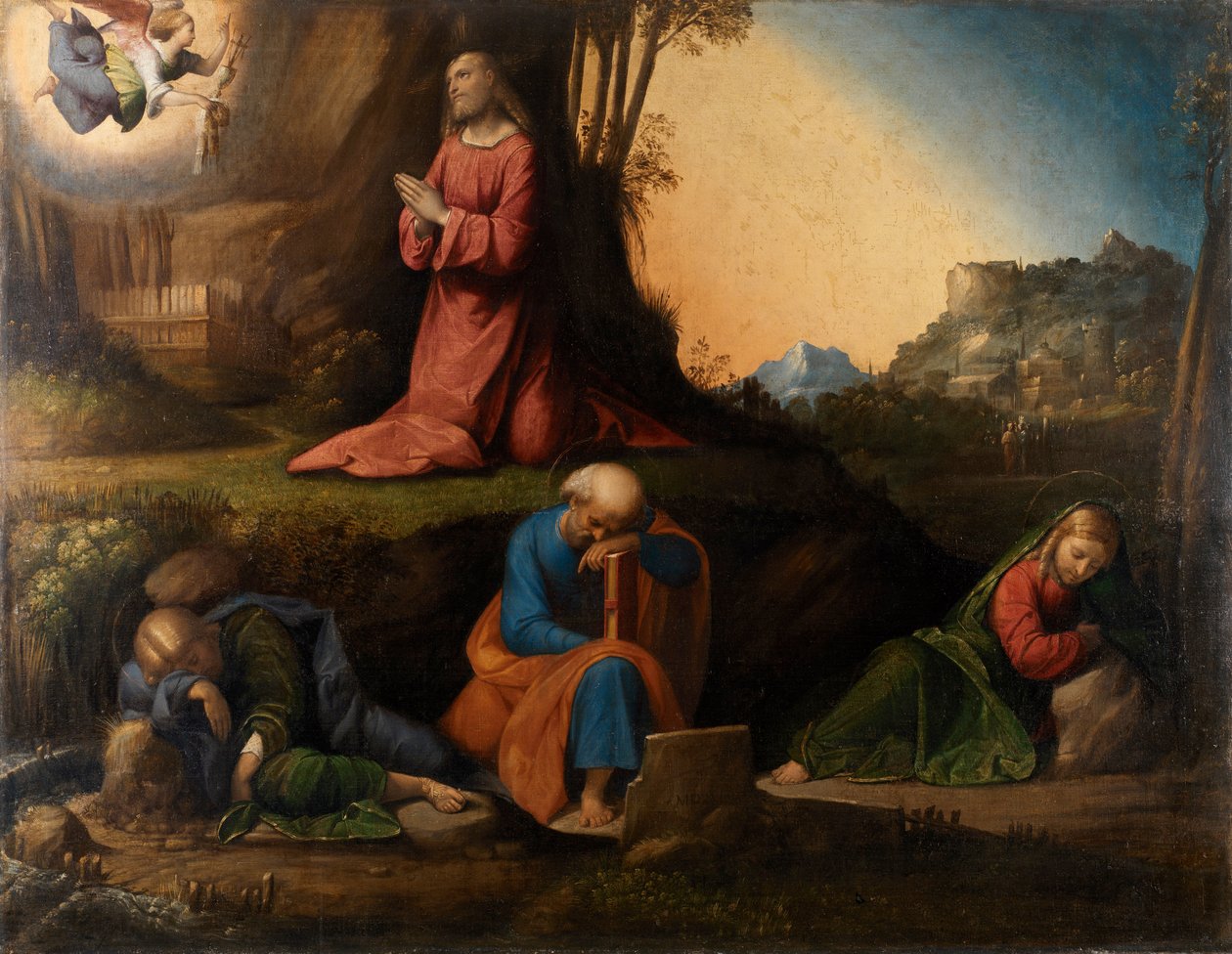 Agónia a kertben, 1524 alkotó: Benvenuto Tisi da Garofalo