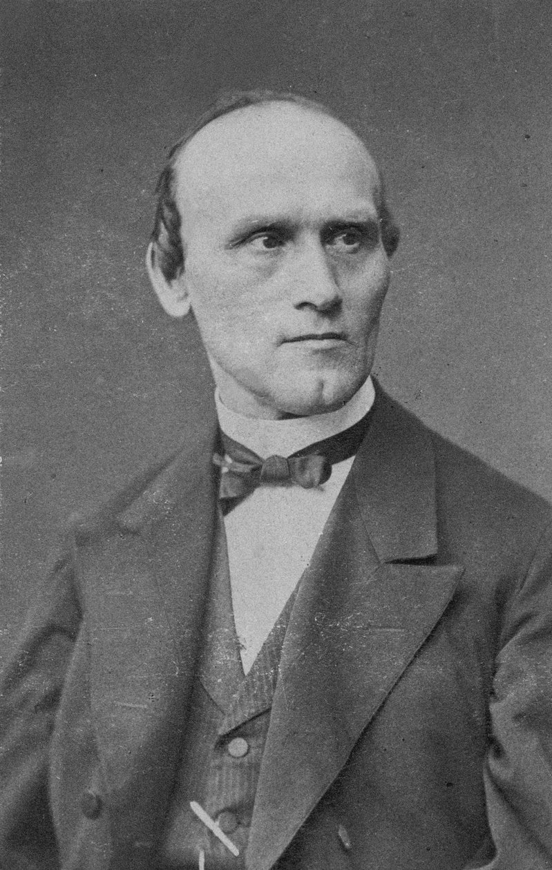 Friedrich Kiel zeneszerző portréja 1821-1885. alkotó: Berlin . Photo studio Schaarwächter