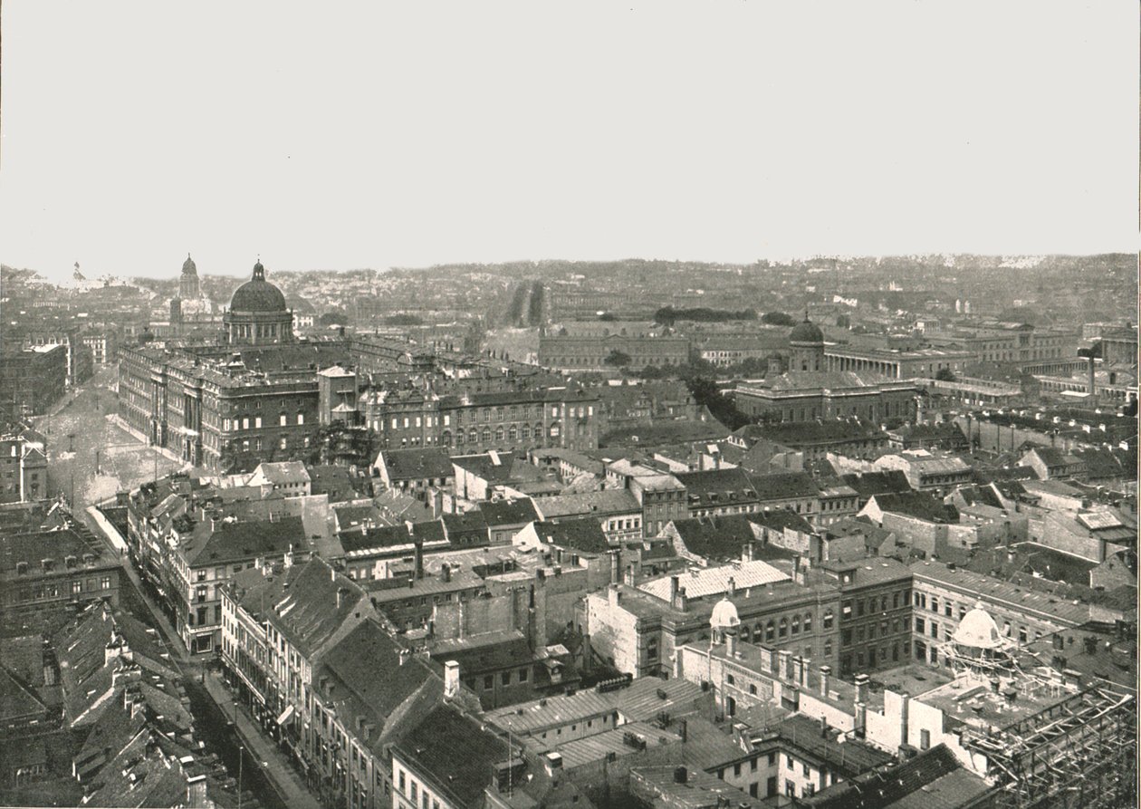 Panoráma Berlin városára, Németország, 1895. alkotó: Berlin Photographic Co