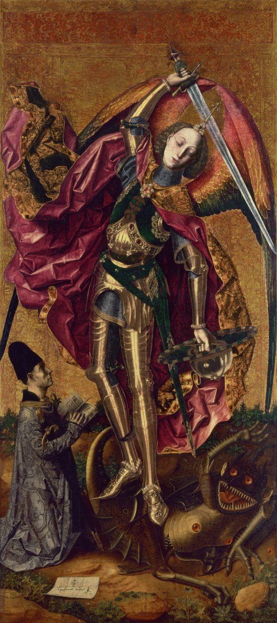 Szent Mihály és a sárkány alkotó: Bartolomé Bermejo