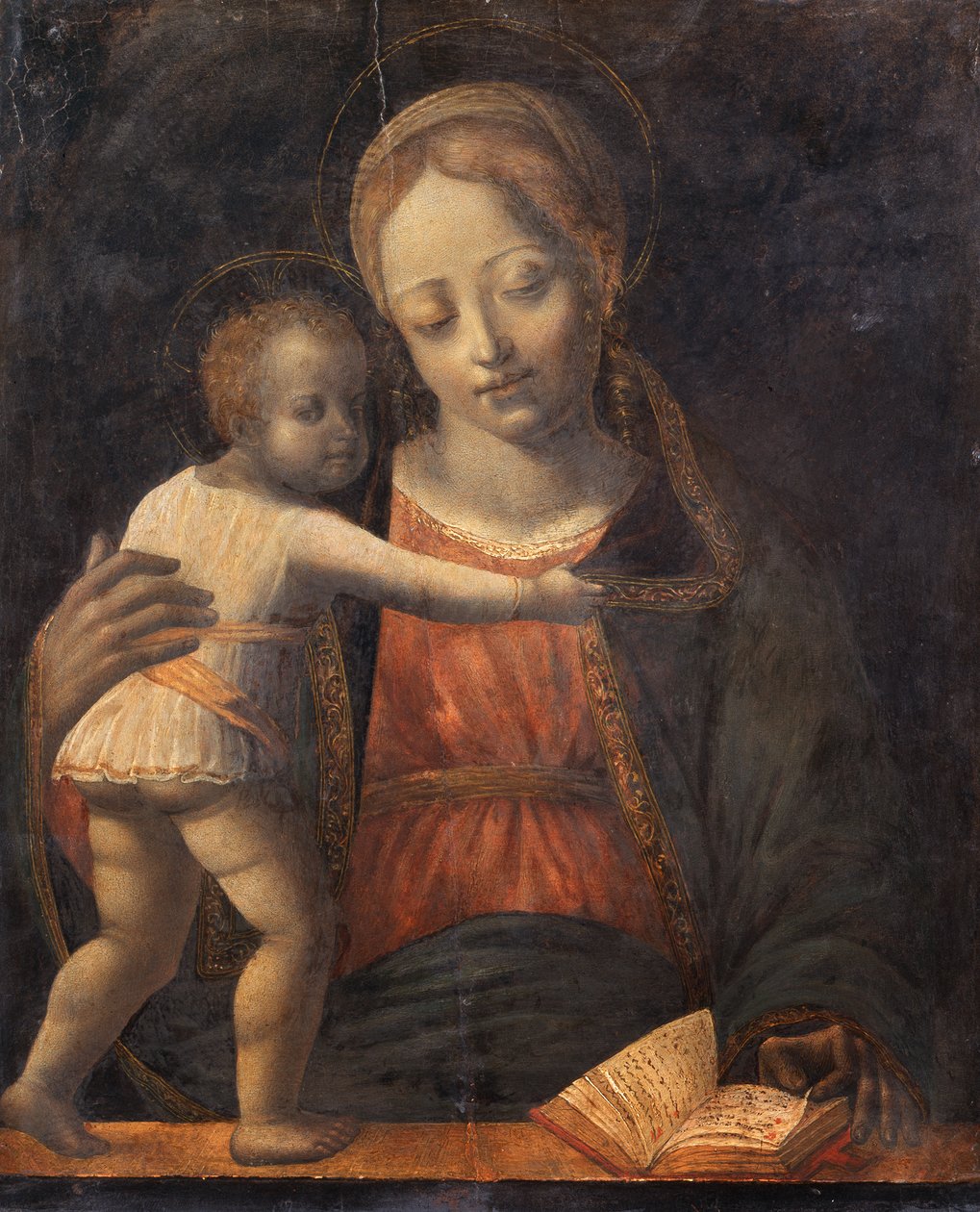 Madonna és gyermeke alkotó: Bernadino Jacobi Butinone