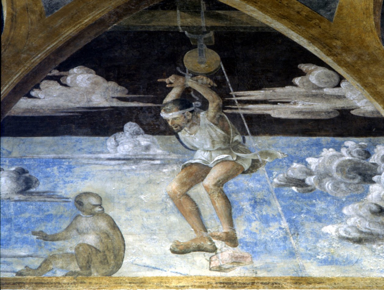 Butinone és B. Zanale freskója a milánói Gessate-i S. Pietro templomban. alkotó: Bernadino and Zenale B.  Butinone