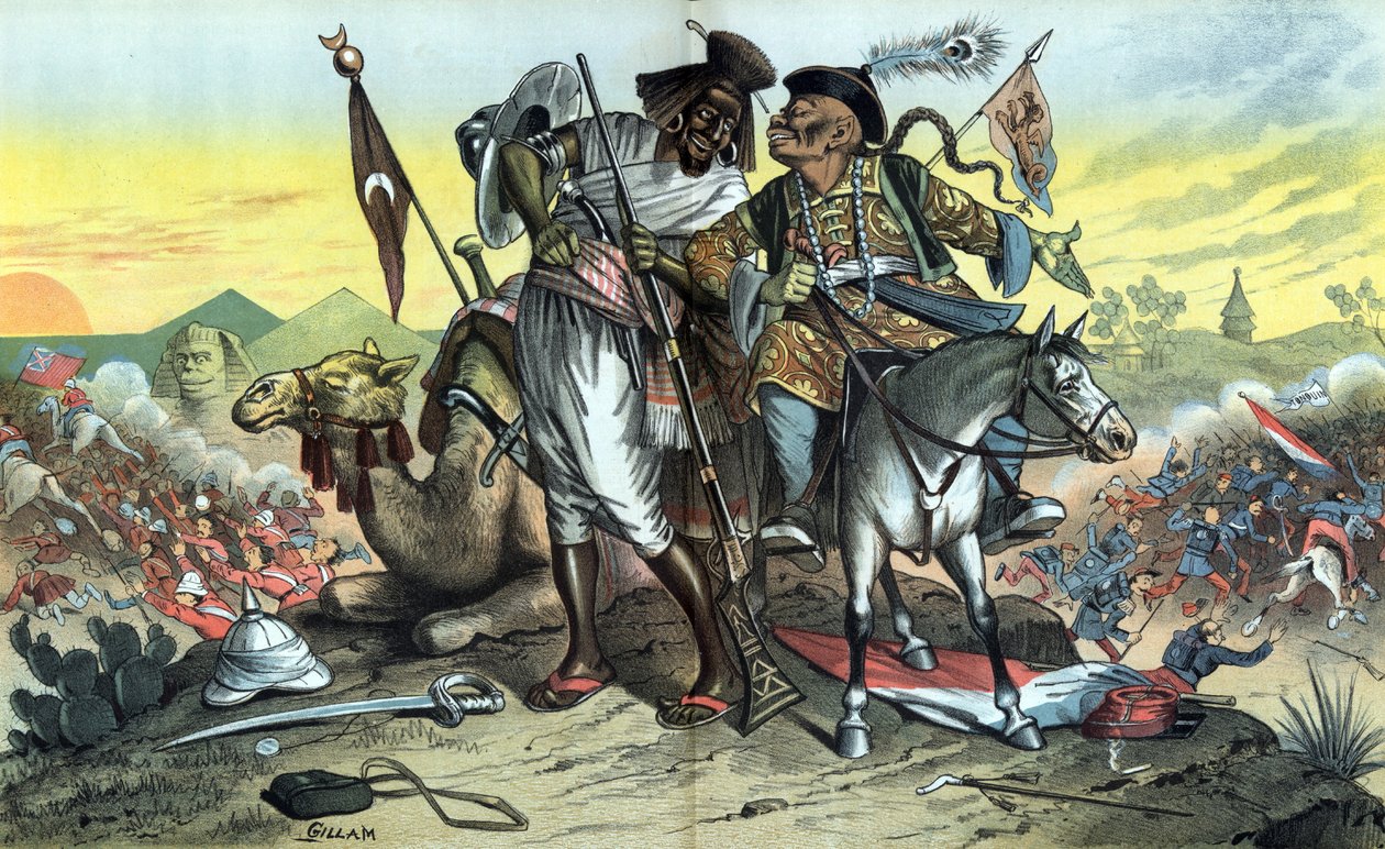 Meglepetés önmaguknak, 1885 alkotó: Bernard Gillam