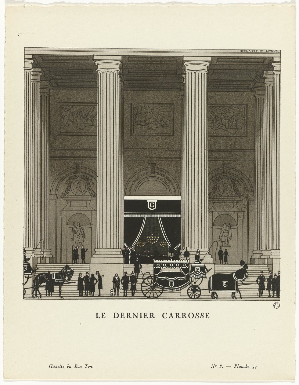 Gazette du Bon Ton alkotó: Bernard Boutet de Monvel