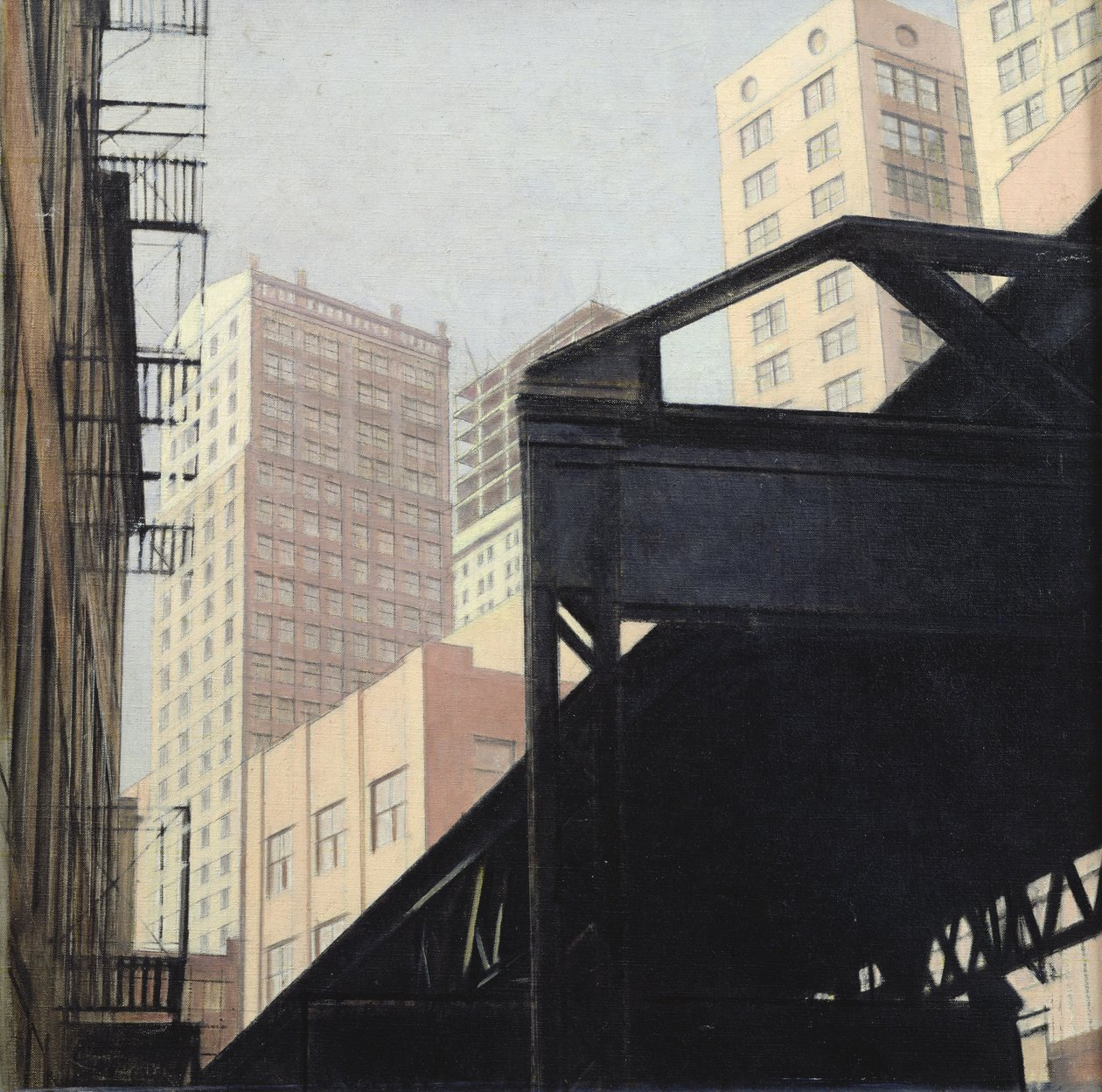 New York (olaj, vászon) alkotó: Bernard Boutet de Monvel