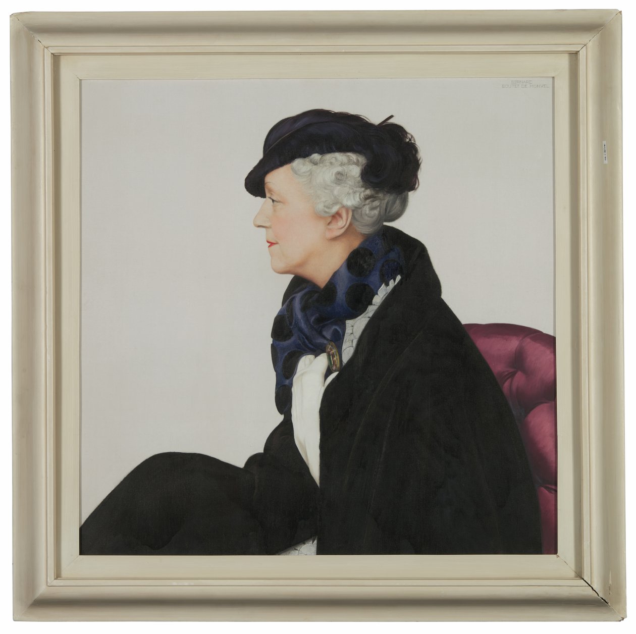 Lady Mendl (1865-1950) portréja, született Ella de Wolfe, "Elsie" (olaj, vászon) alkotó: Bernard Boutet de Monvel
