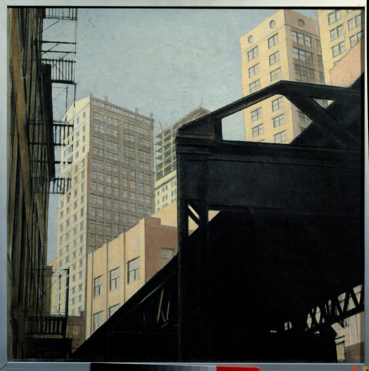View Of New York, 20. század (olaj, vászon) alkotó: Bernard Boutet de Monvel