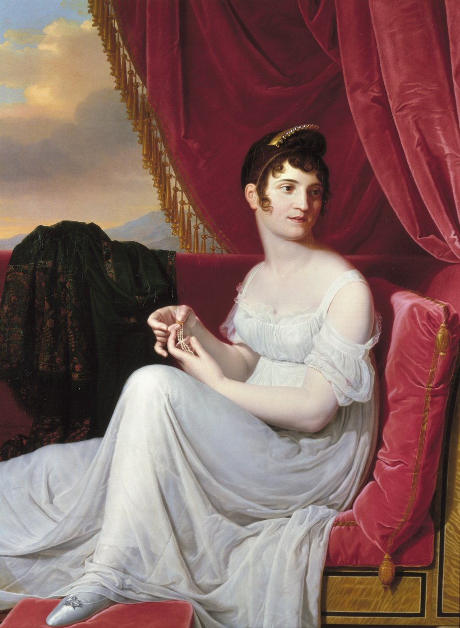 Madame Tallien portréja, 1806 alkotó: Bernard Duvivier