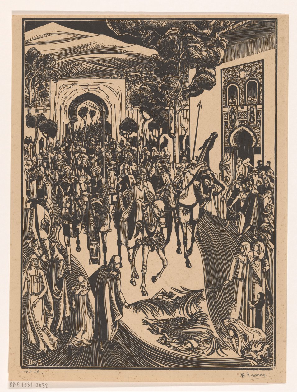 Belépés alkotó: Bernard Essers (signed by artist)