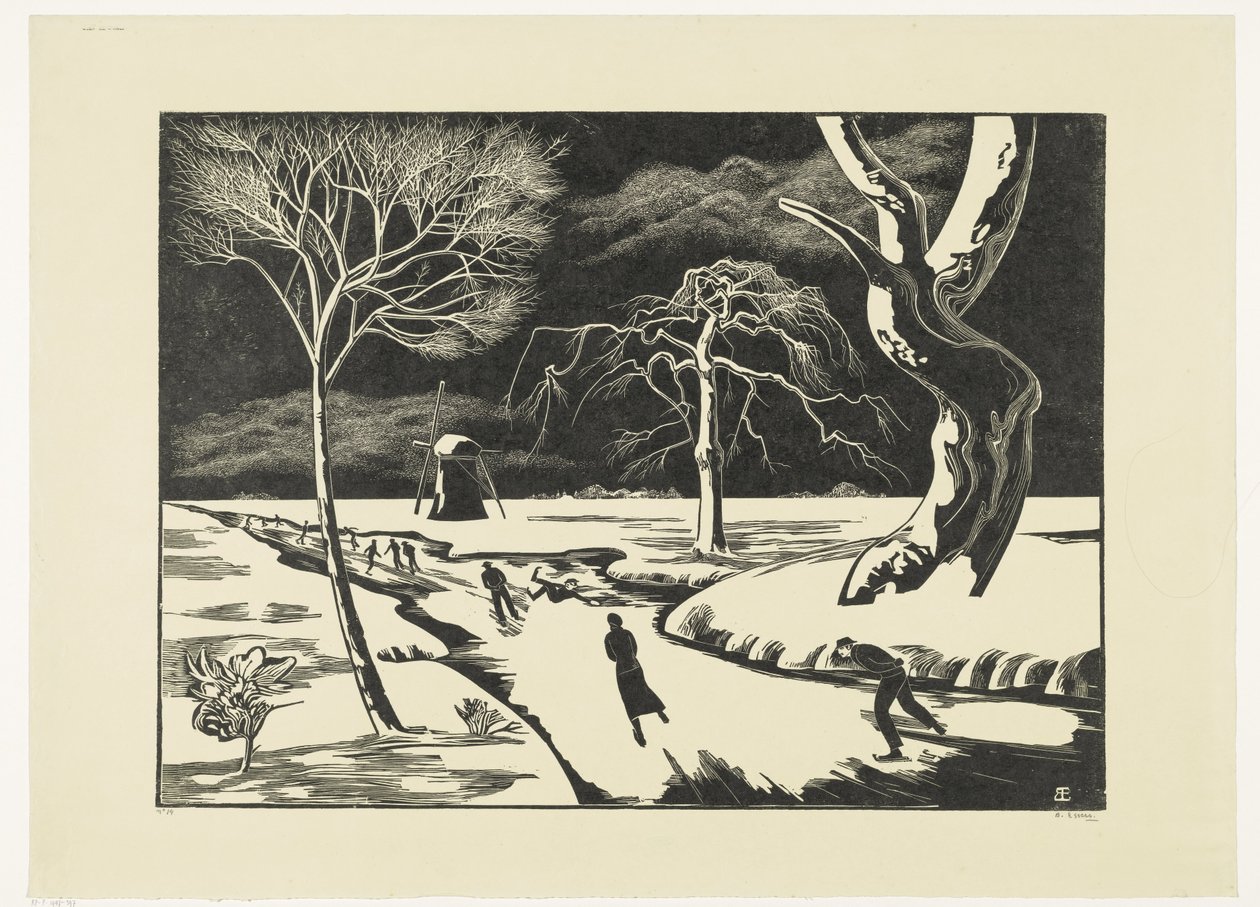 Téli arc, folio alkotó: Bernard Essers