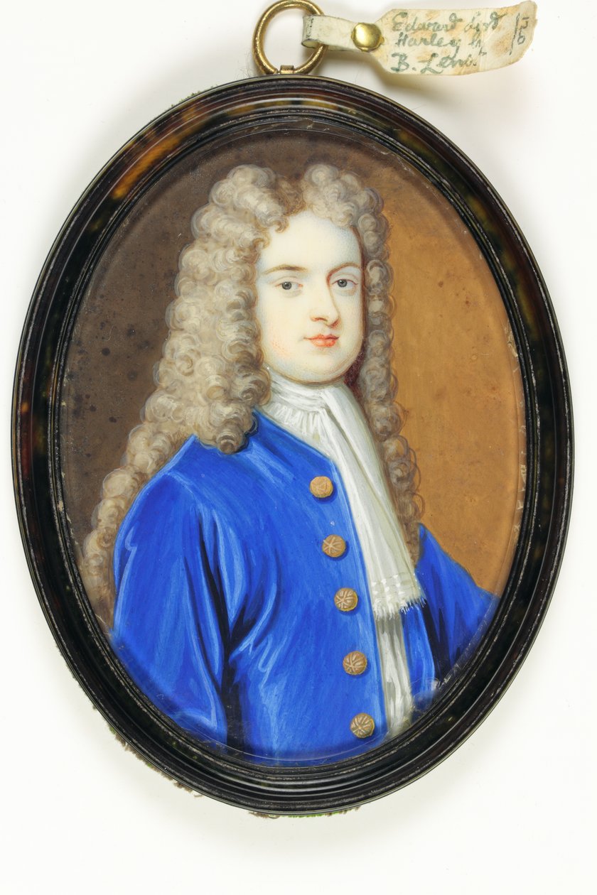 Edward Lord Harley (akvarell pergamen) alkotó: Bernard III Lens