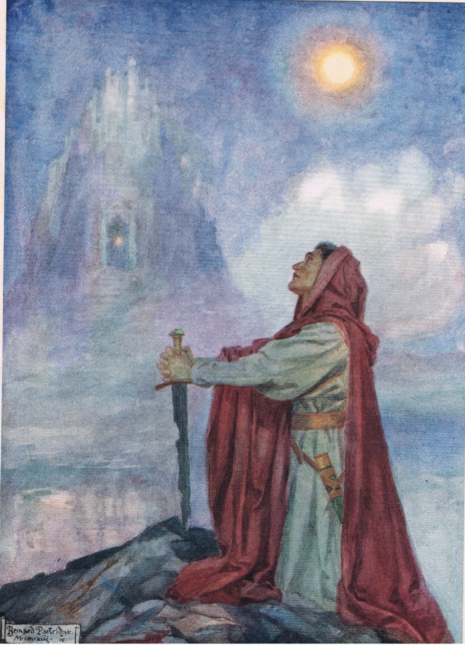 Innen egy paradoxon, illusztráció Robert Browning „Rabbi Ben Ezra” című művéből (színes litó) alkotó: Bernard John Partridge