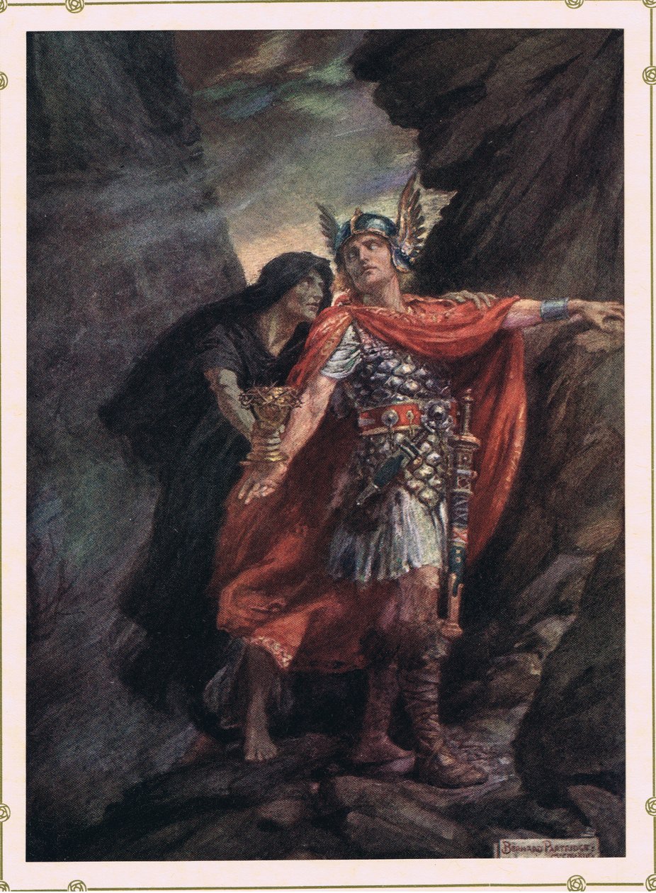Illusztráció: Robert Browning „Rabbi Ben Ezra” (színes litó) alkotó: Bernard John Partridge
