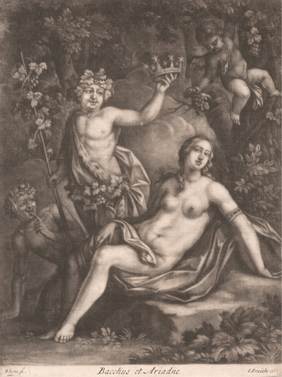 Bacchus és Ariadné alkotó: Bernard Lens