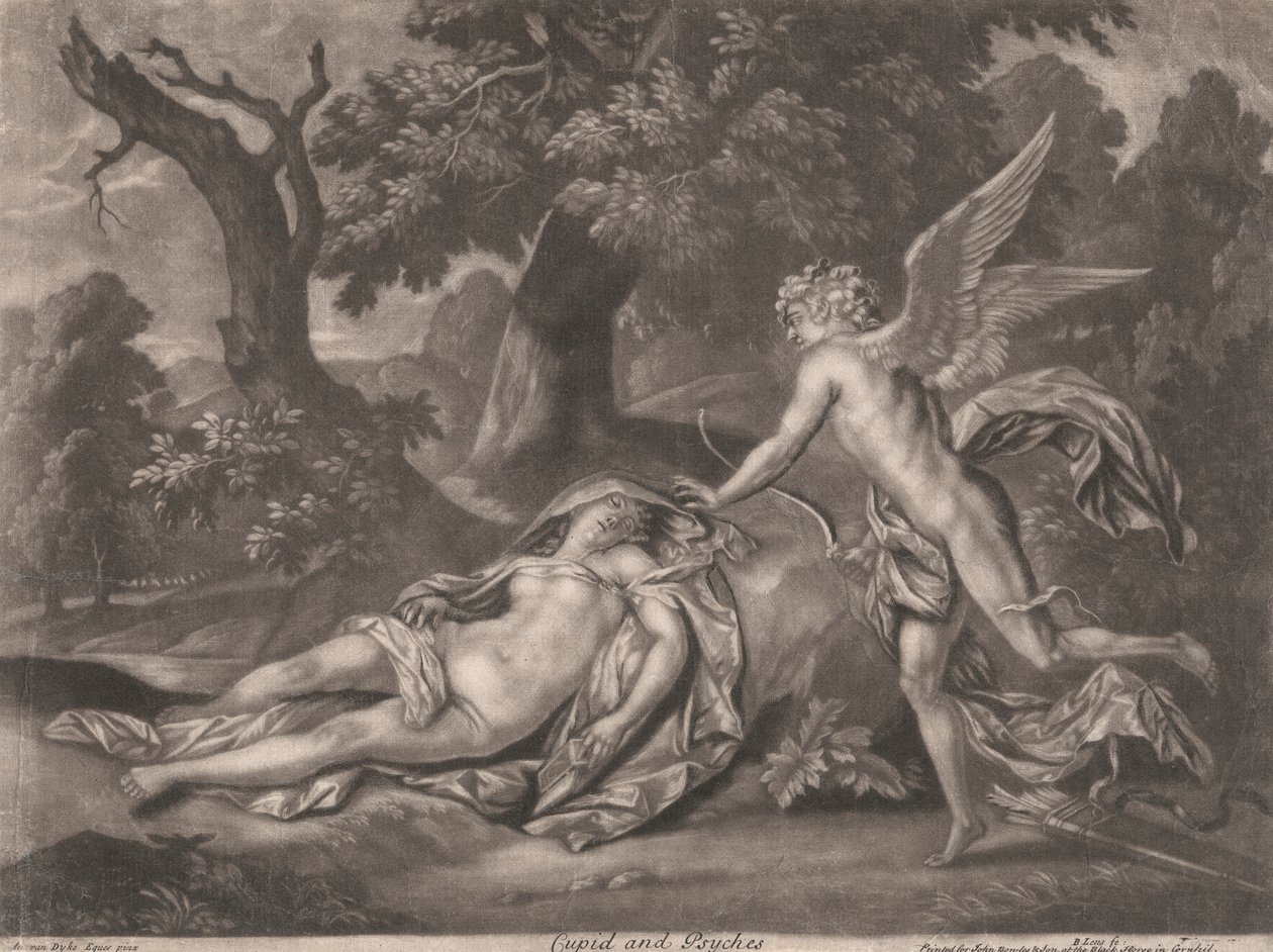 Ámor és Psyche alkotó: Bernard Lens