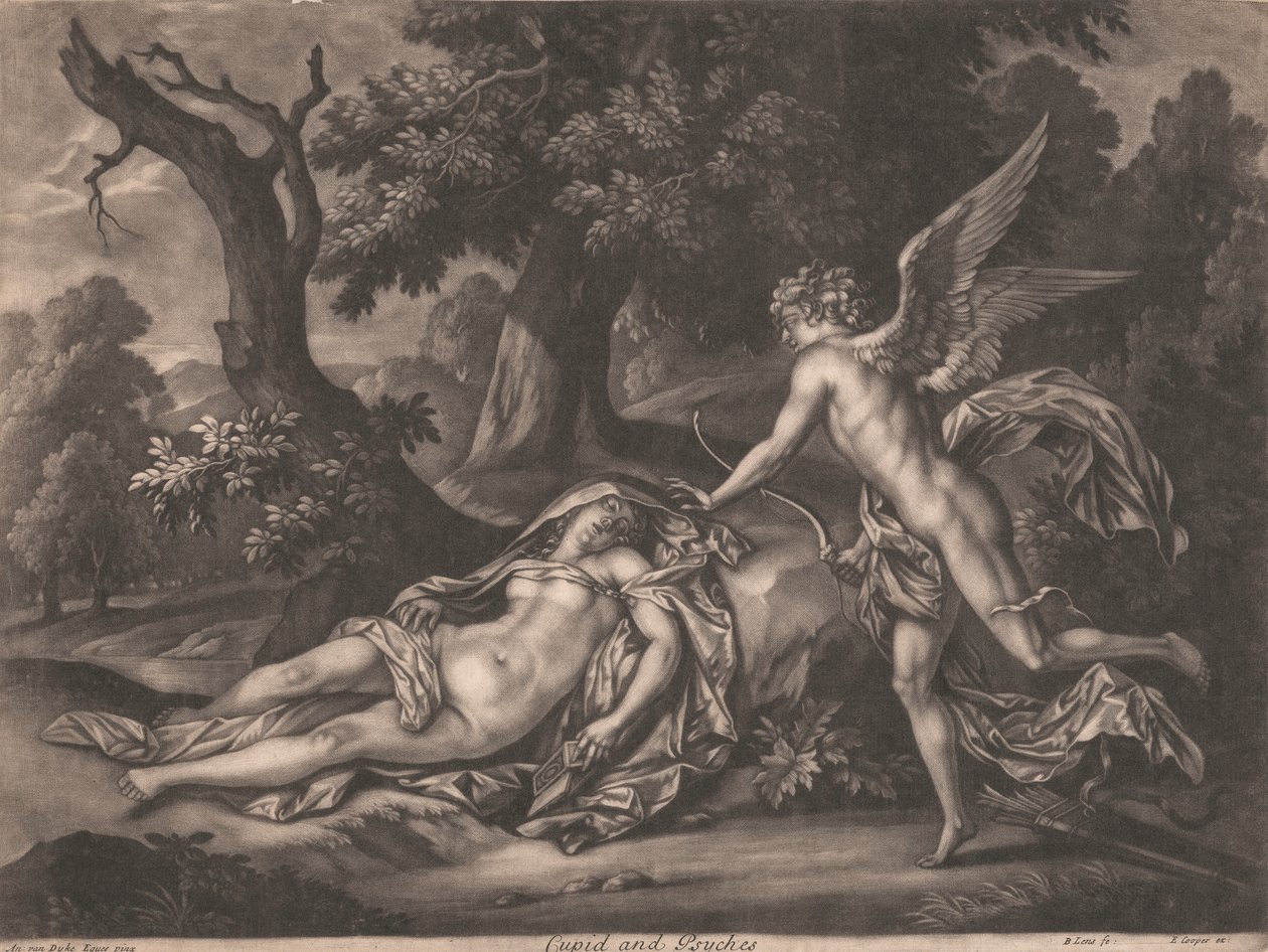 Ámor és Psyche alkotó: Bernard Lens