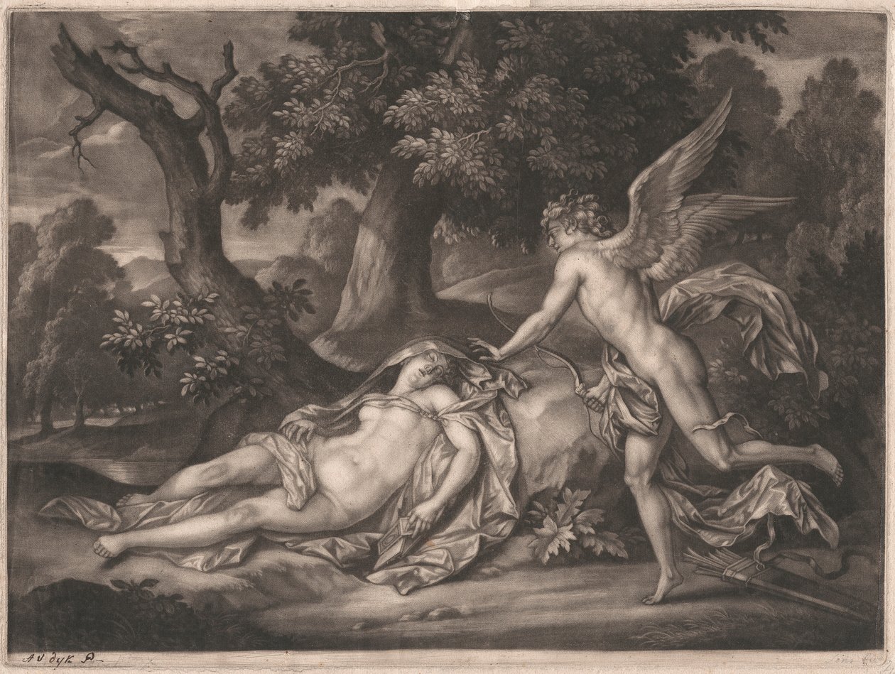 Ámor és Psyche alkotó: Bernard Lens